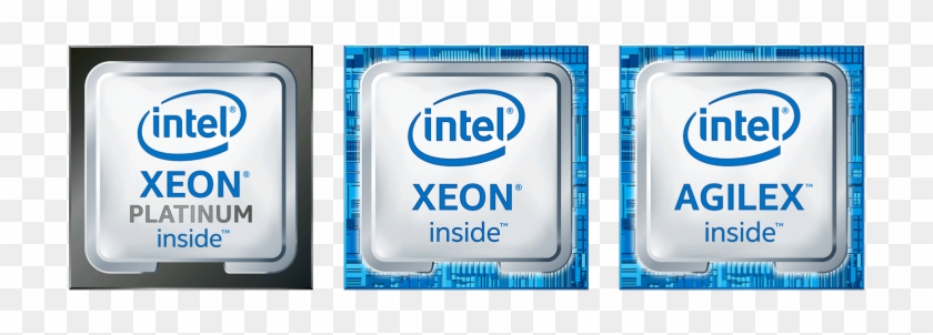 Xeon, Platinun, And Stratix Badge - Intel Core 9th Gen Clipart