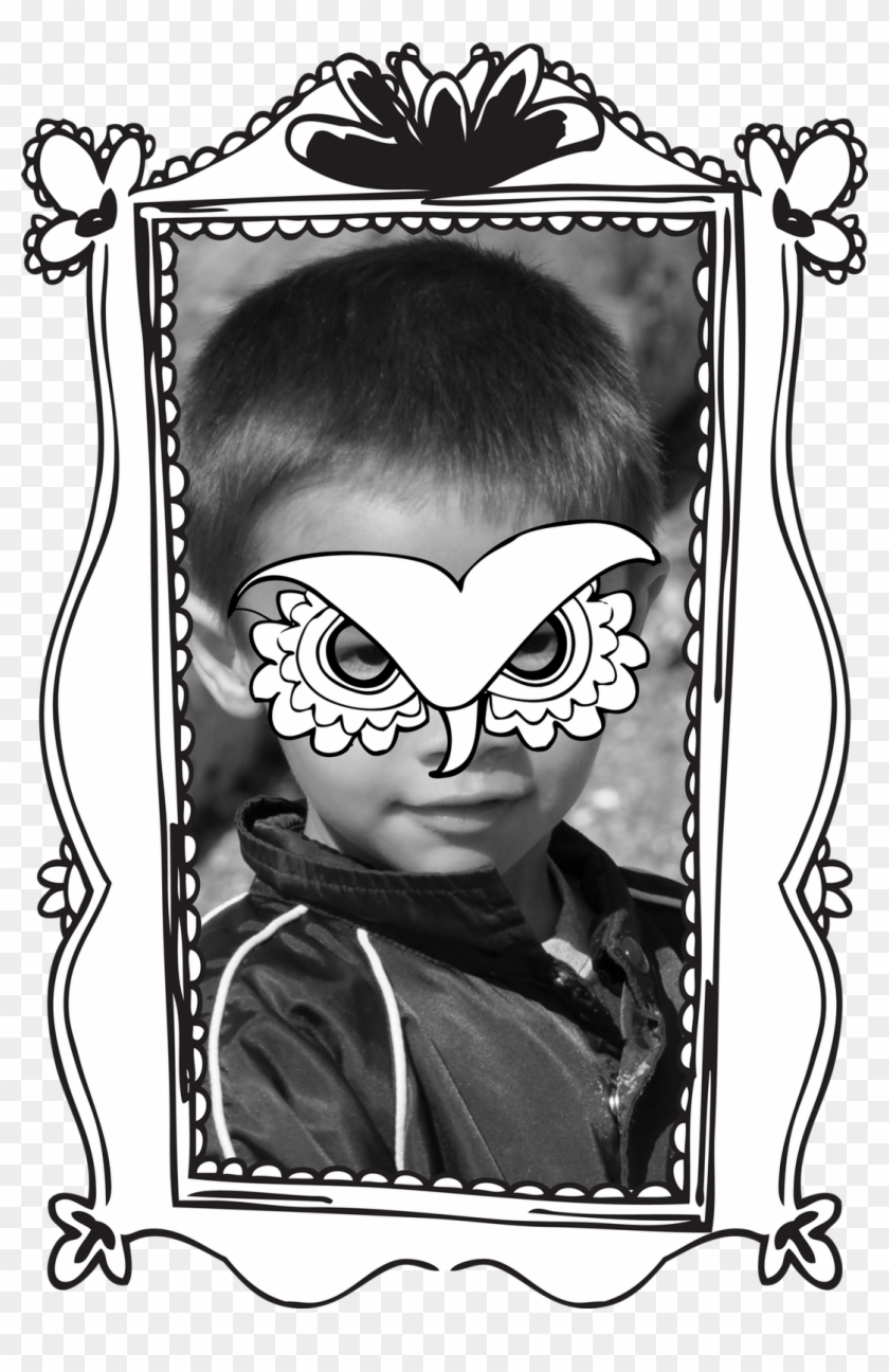Download This Free Kit To Make Your Own Silly Portraits - Picture Frame Clipart #4176981