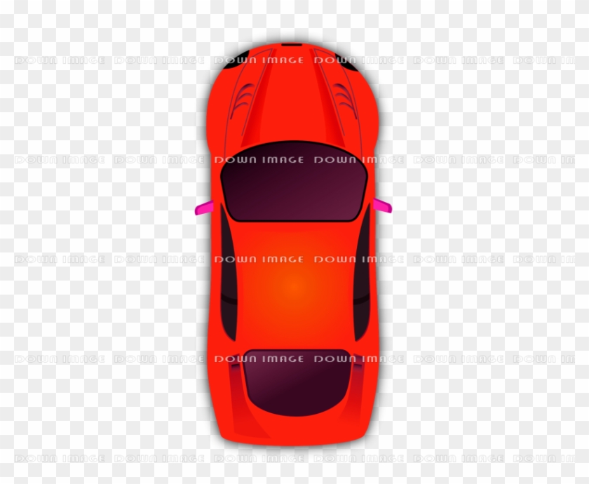 Car Png Orange - Red Car Png Cartoon Clipart