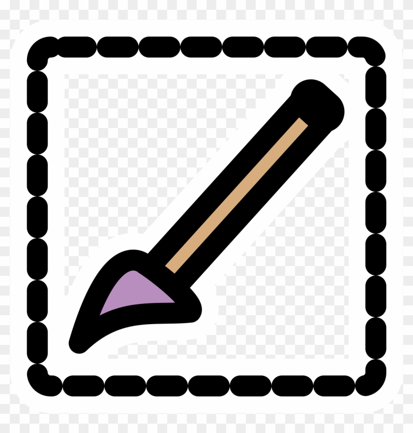 This Free Icons Png Design Of Primary Tool Brush Selection - Eraser Tool Image Computer Clipart
