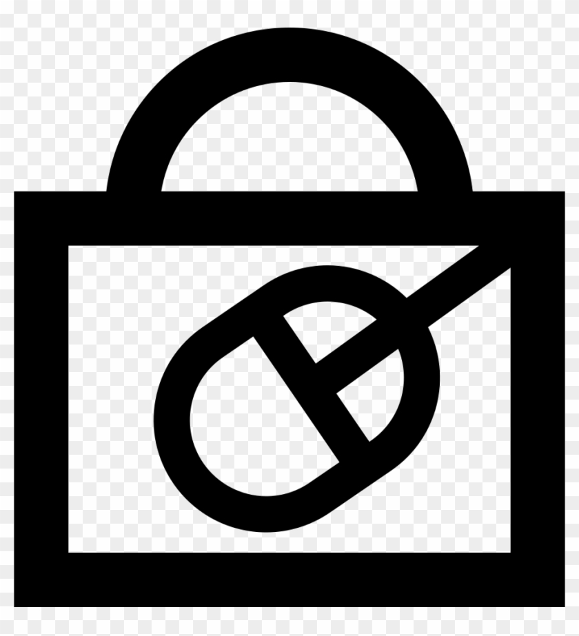 Mouse In A Shopping Bag Comments Clipart #4178110