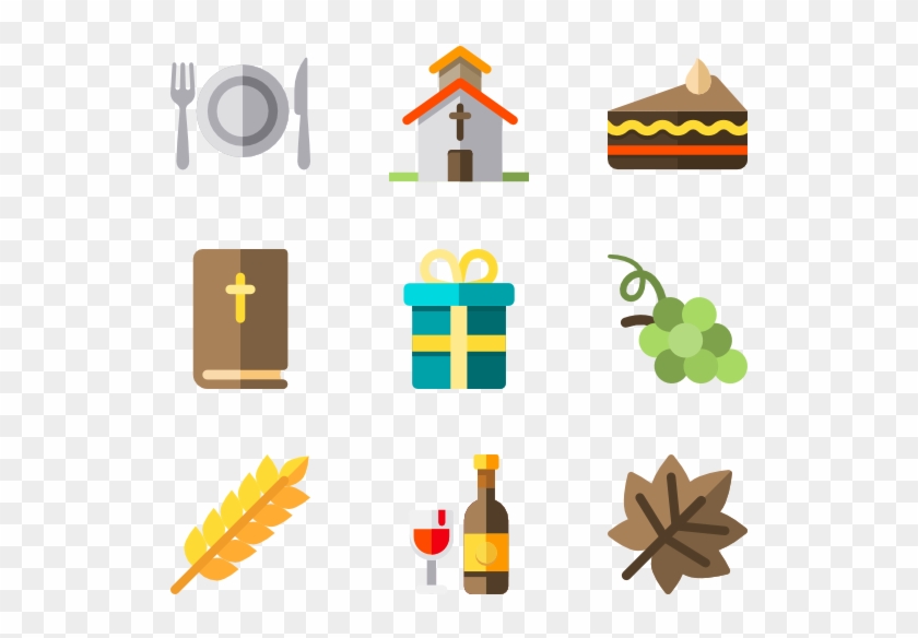 Thanksgiving - November Icons Clipart #4178145