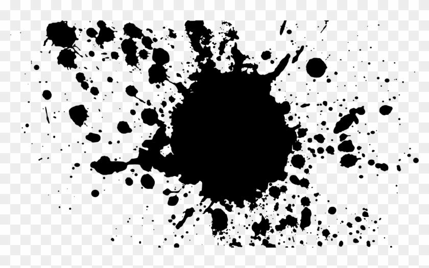 List Of Synonyms And Antonyms Of The Word Splatter - Colour Splash Png Black Clipart #4178333