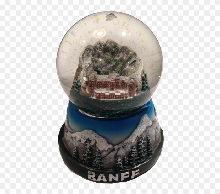 Small Snow Dome Or Snow Globe - Snow Globe In Banff Clipart #4178339