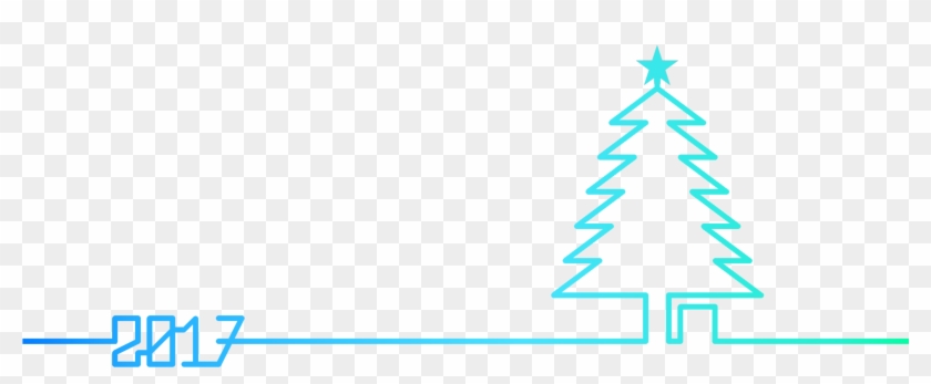 This Free Icons Png Design Of 2017 Christmas Tree Blue - Christmas Tree Clipart