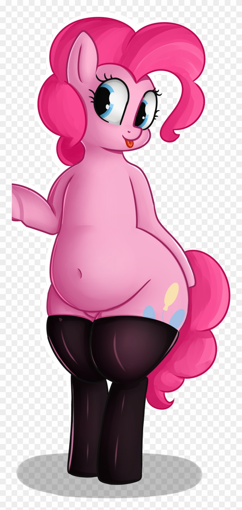 Chubby, Clothes, Fat, Female, Pinkie Pie, Pudgy Pie, - Cartoon Clipart