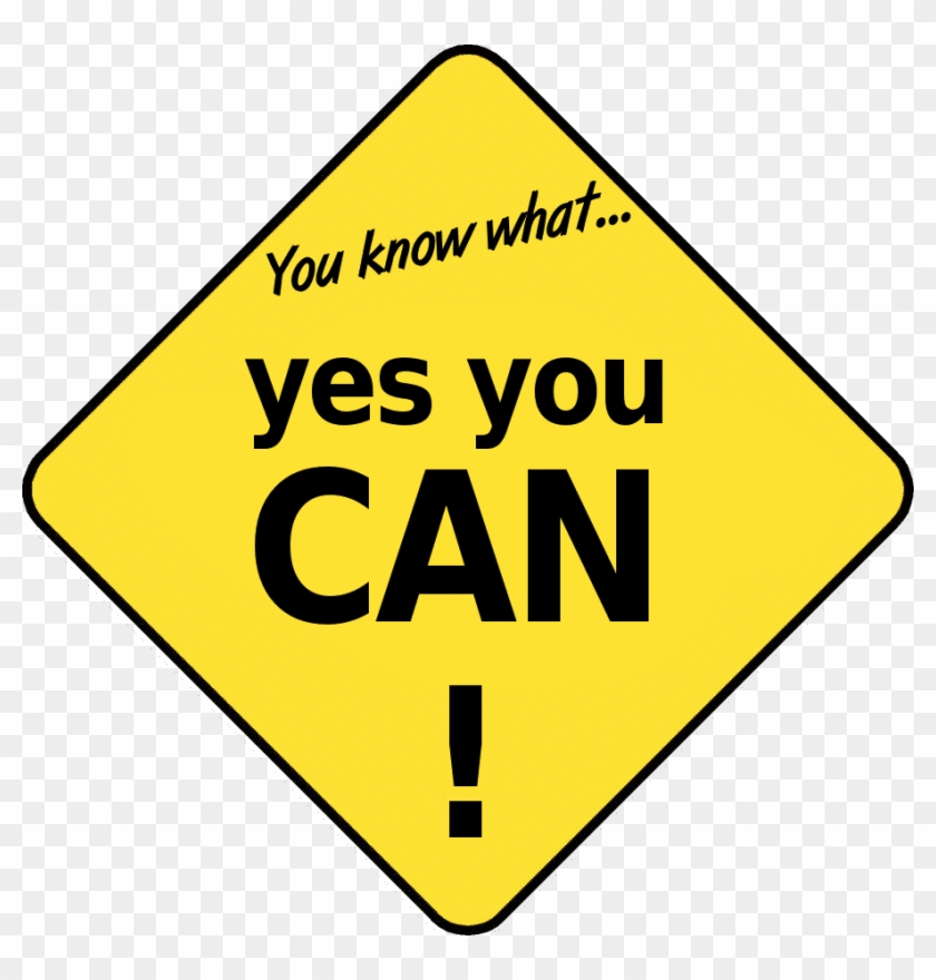 Yes You Can Clipart - Png Download #4178922