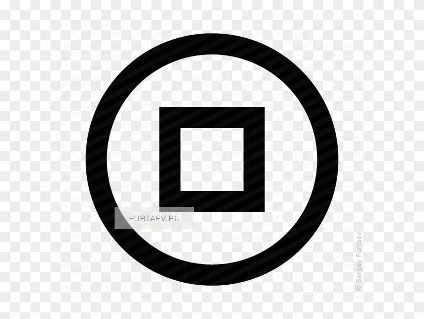 Stop Vector Icon - Circle Clipart