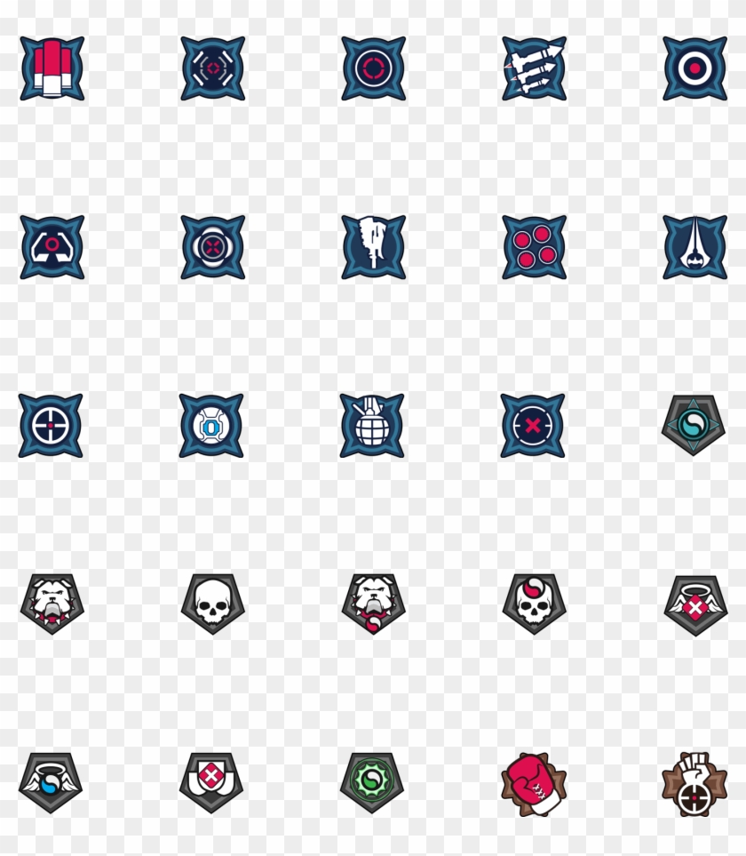 Halo 5 Arena Multiplayer Medals Clipart #4179722