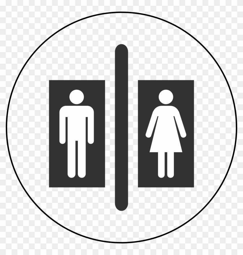 This Free Icons Png Design Of Toilet Pictogram - Men And Women Equality Posters Clipart