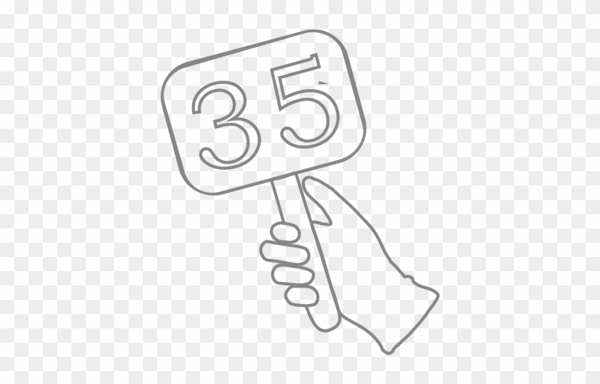 Freehand Public Auction - Drawing Clipart