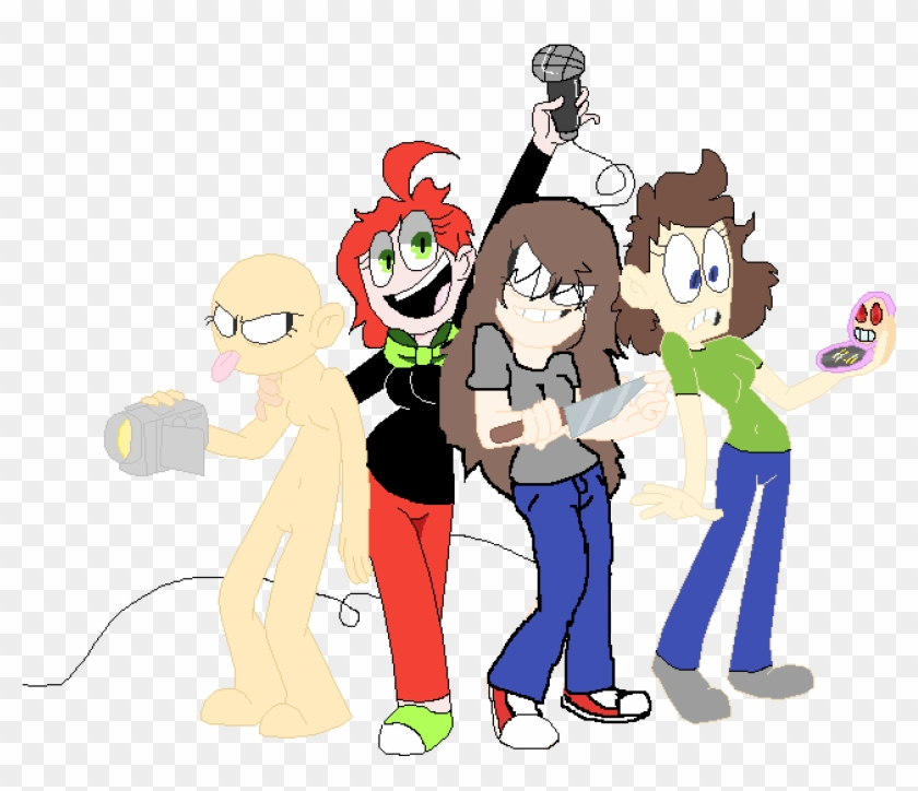 Dont Mind The Knife In My Hand~~ - Cartoon Clipart #4180496