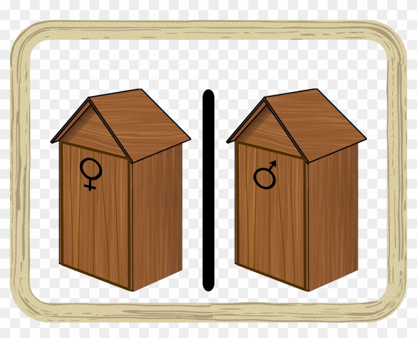 This Free Icons Png Design Of Old Restrooms - Public Toilet Clipart #4180545