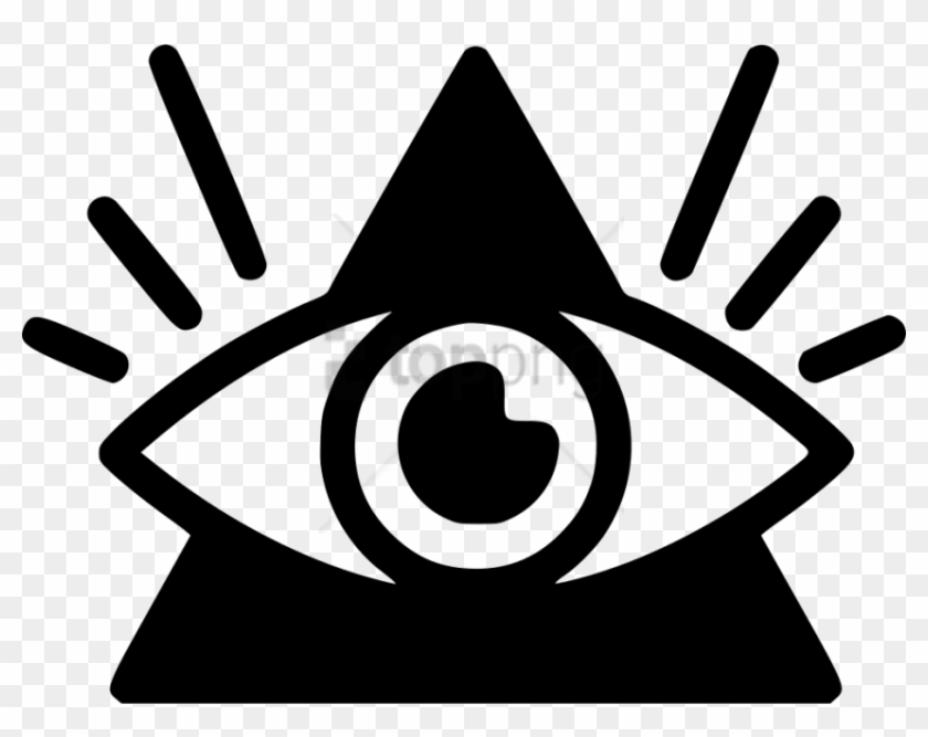 Free Png All Seeing Eye Line Icon Png Image With Transparent - All Seeing Eye Transparent Clipart #4181179