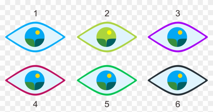 With The Image Logo In The Eye Circle - Circle Clipart