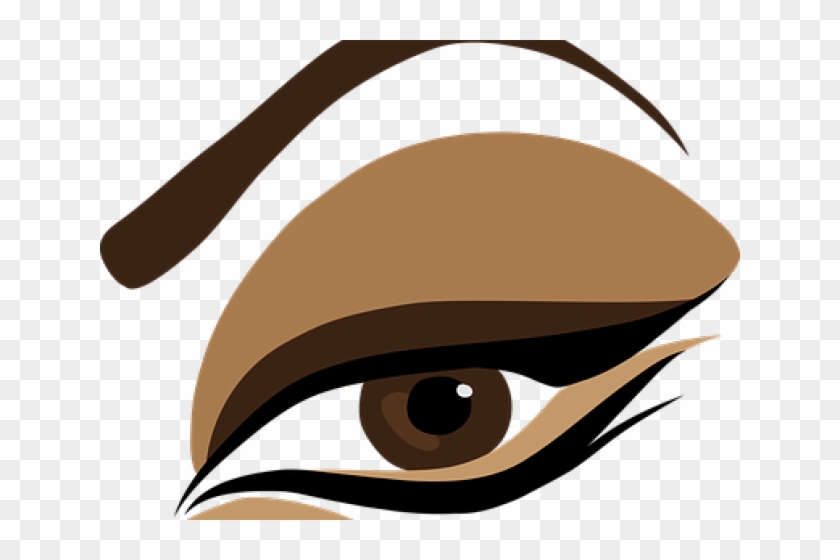 Top Eyeball Clipart - Olho Maquiagem Desenho Png Transparent Png