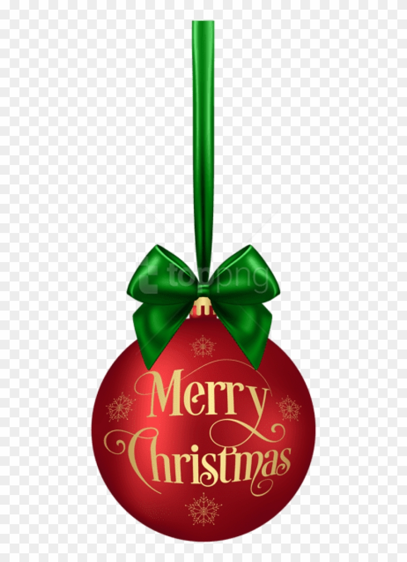 Free Png Merry Christmas Ball Reddeco Png Images Transparent - Canadian Thanksgiving Clipart