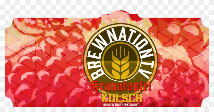 Brewnationtv - Granatapfel - Pomegranate Kolsch - Twitch - Emblem Clipart #4181806