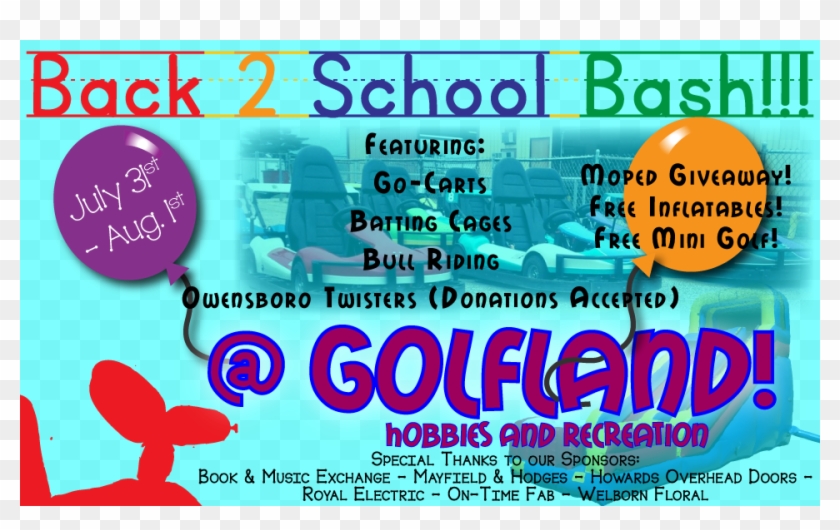 Back 2 School Bash - Graphic Design Clipart #4182707
