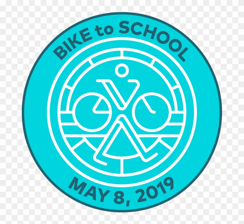 Bike To School Day Logo 2019-01 - Logo Clipart