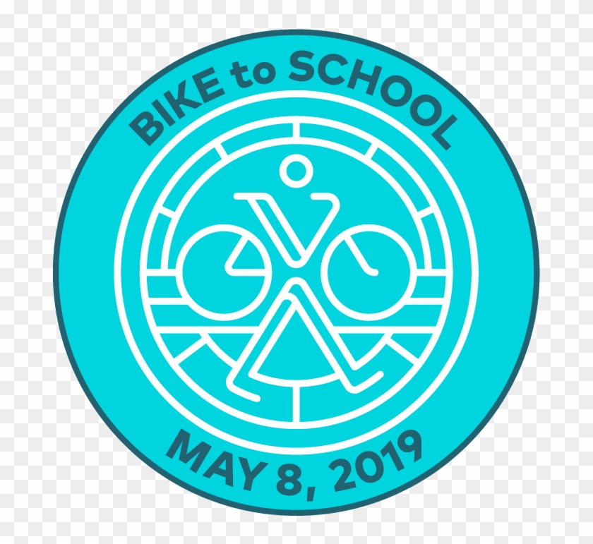 Bike To School Day Logo 2019-01 - Logo Clipart #4182956