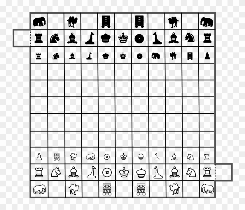 Tamerlane Chess Clipart #4182966