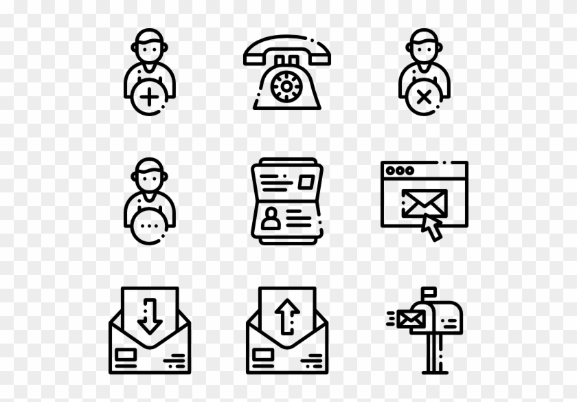 Contact - Ceramic Icons Clipart #4183264