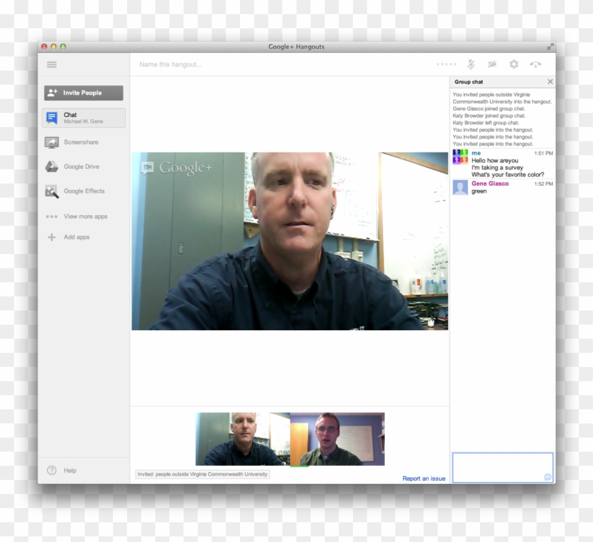 Google Hangout Clipart #4183537