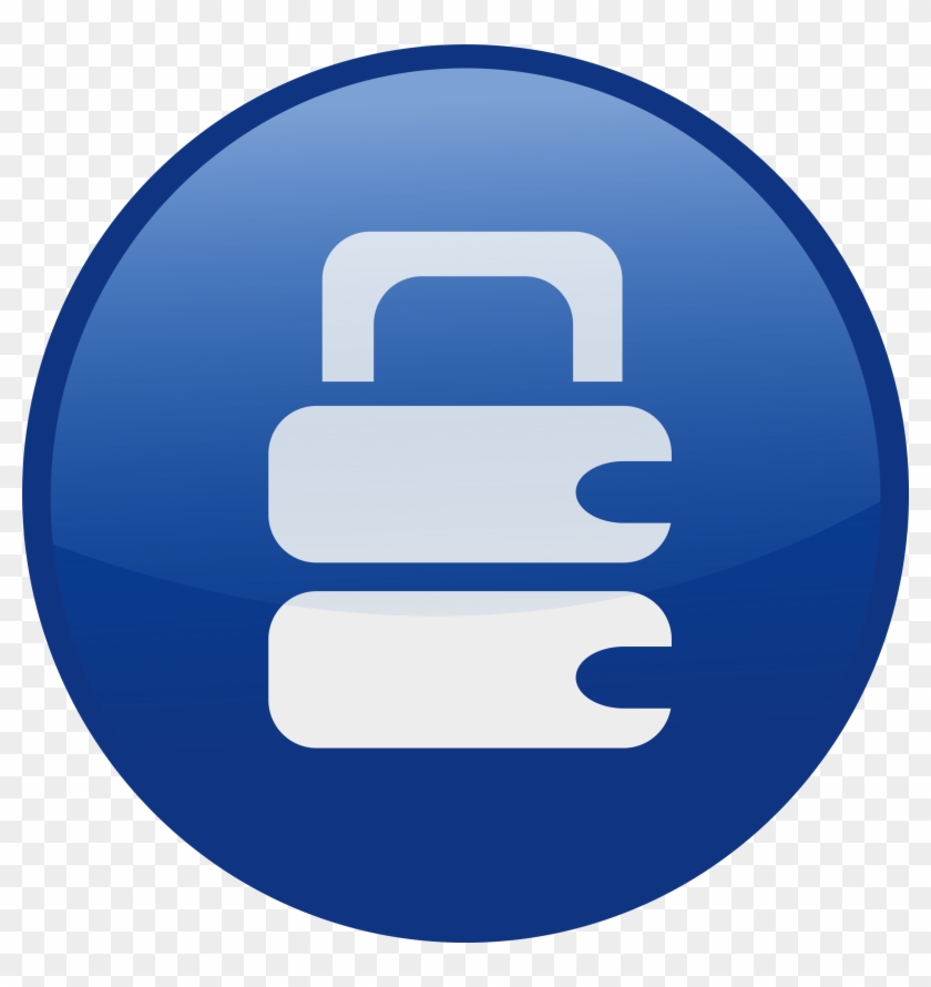 This Free Icons Png Design Of Locked-blue - Home Button Clipart Png Transparent Png