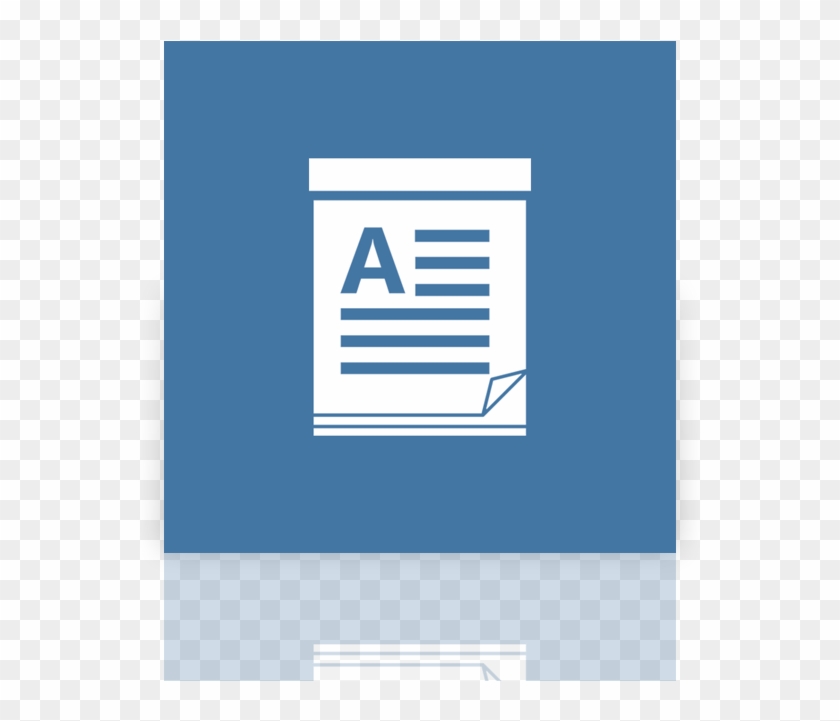 Mirror, Wordpad Icon - El Logo De Wordpad Clipart