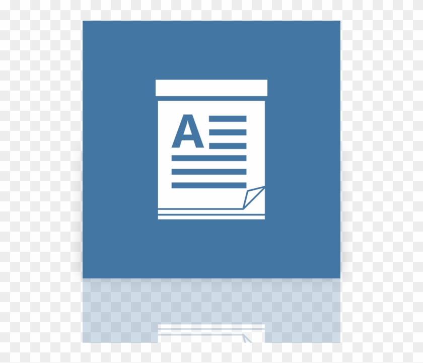 Mirror, Wordpad Icon - El Logo De Wordpad Clipart #4184298