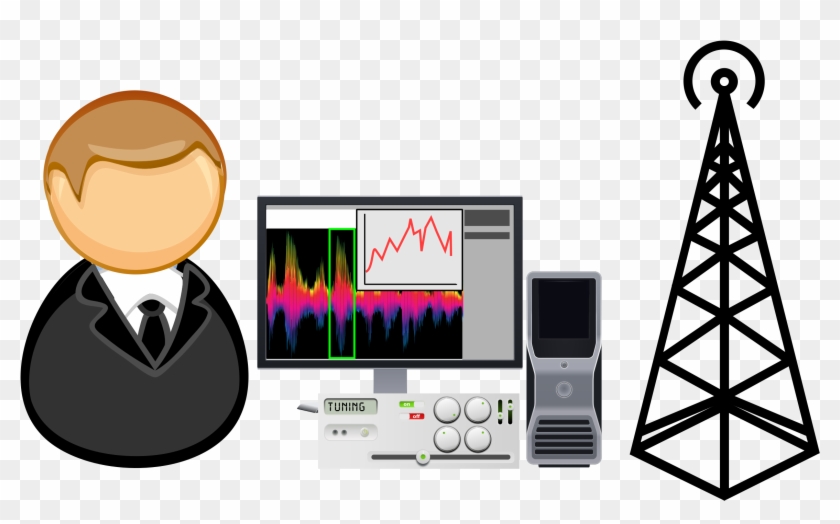 This Free Icons Png Design Of Signal / Spectrum Analyst - Antenna Tower Clipart #4184449