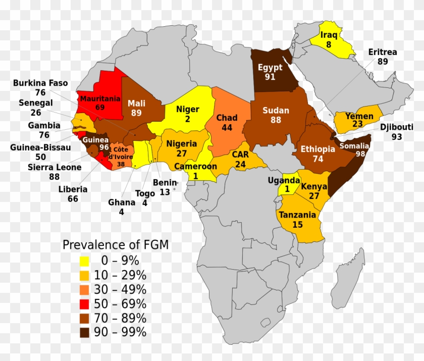Although Female Genital Mutilation Is - Paises Donde Se Realiza La Mutilacion Genital Femenina Clipart #4184715