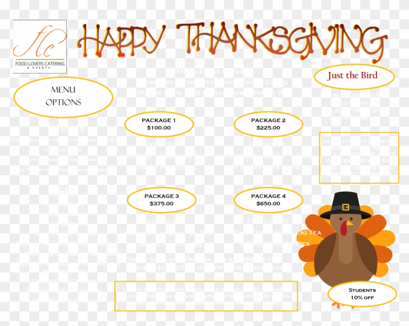 Text For Thanksgiving - Cartoon Clipart