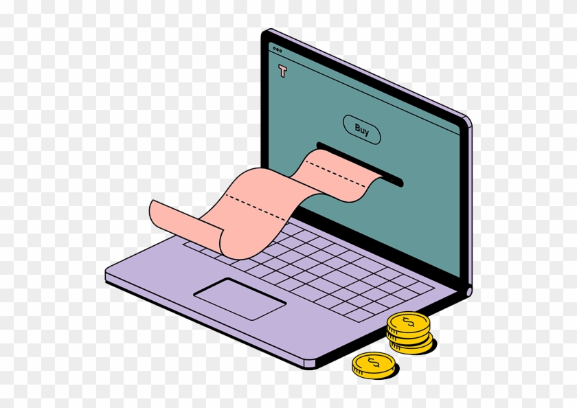 Presentation Of Cart Page - Personal Computer Clipart