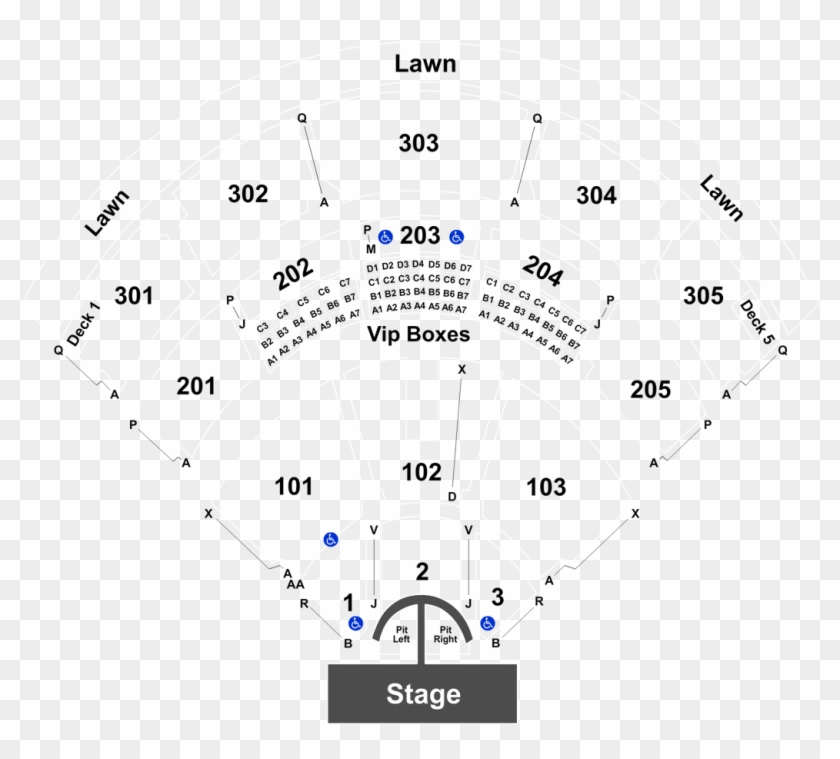 Dead And Company - Jiffy Lube Live Seating Chart Section 302 Row M Clipart