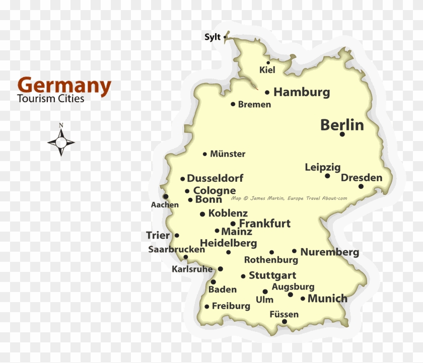Map Of German German Cities Map Best Places To Visit - German Cities On Map Clipart