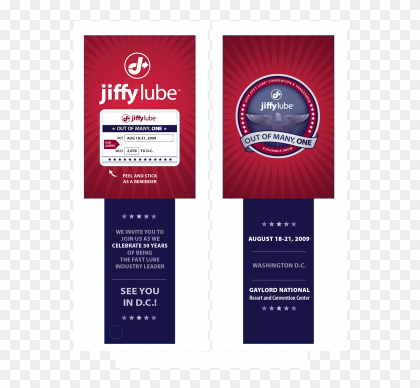 Jiffy Lube Conference Logo And Booklet Clipart #4186492