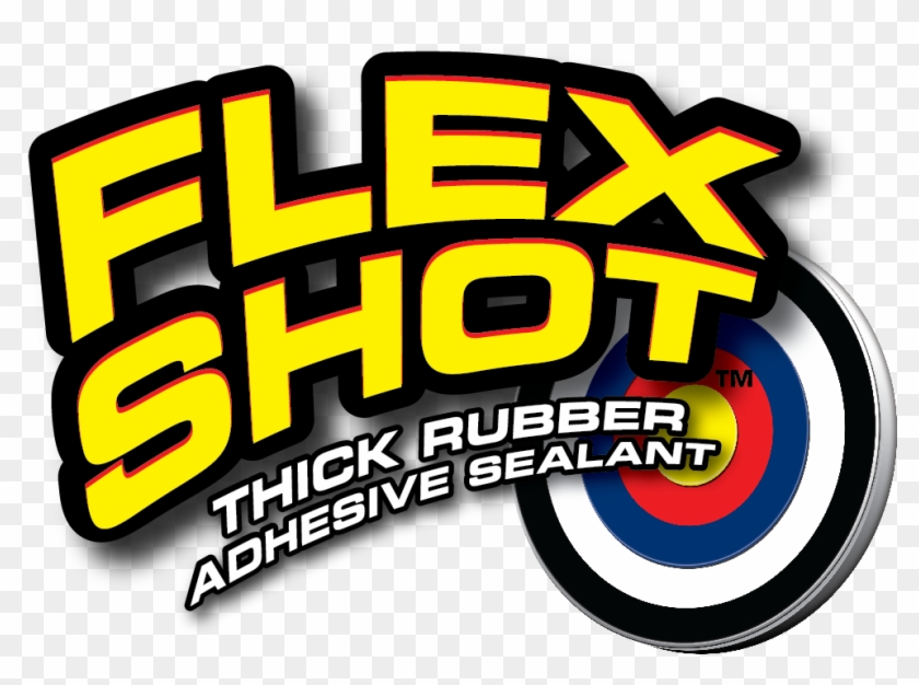 Flex Shot The Easy Way To Caulk, Bond And Seal - Graphic Design Clipart