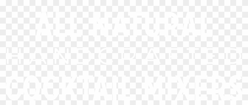 All Natural/ Hand Crafted/ Cocktail Mixers - Black-and-white Clipart