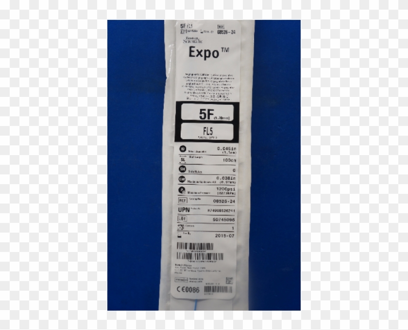Boston Scientific 08526-24 Expo Angiographic Cath 5f, - Label Clipart #4187744