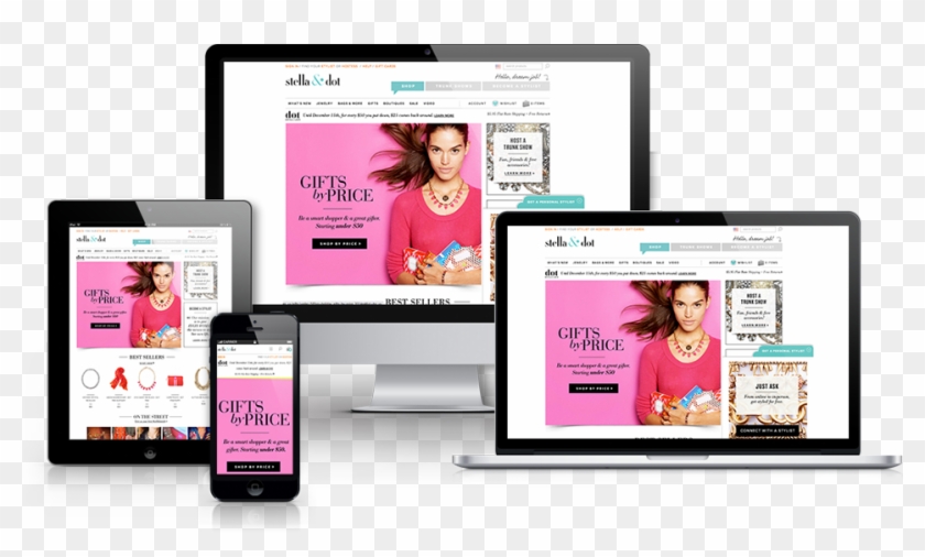 Stella & Dot Designs An Irresistible Line Of Fashion - Prestashop Mobile Theme Clipart #4188016