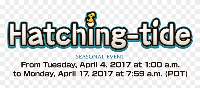 Hatching-tide 2017 Seasonal Eventfrom Tuesday, April Clipart