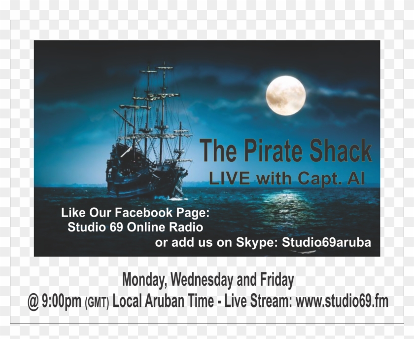 E-mail The Pirate Shack And Capt - Flyer Clipart