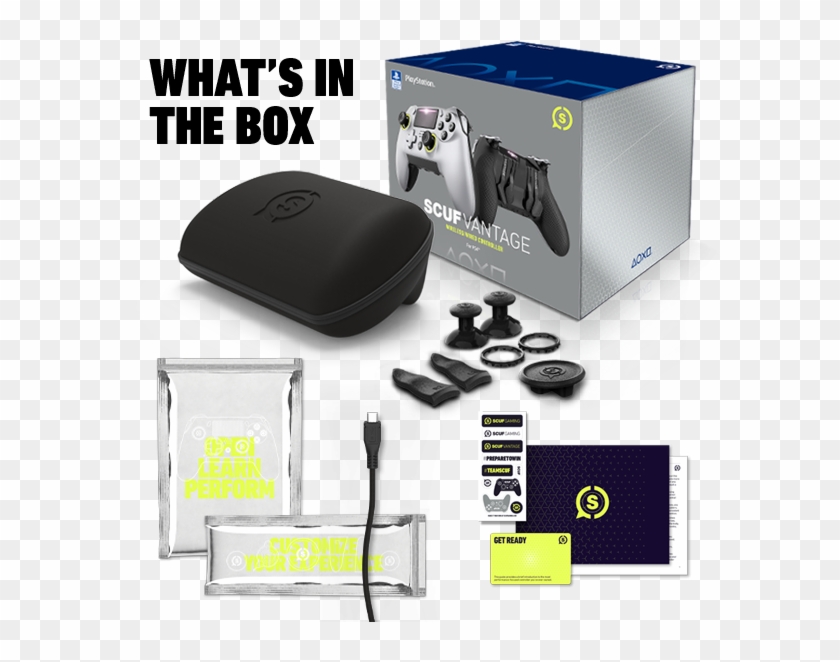 Scuf Vantage Ps4 Playstation 4 Pro Wireless Wired Controller - Scuf Vantage Ps4 Box Clipart