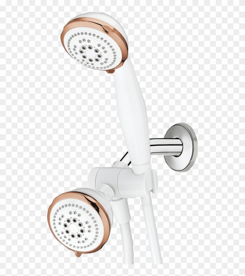 Conair Vintage 6 Setting 2 In 1 Showerhead / Handheld - Rose Gold Shower Heads Clipart