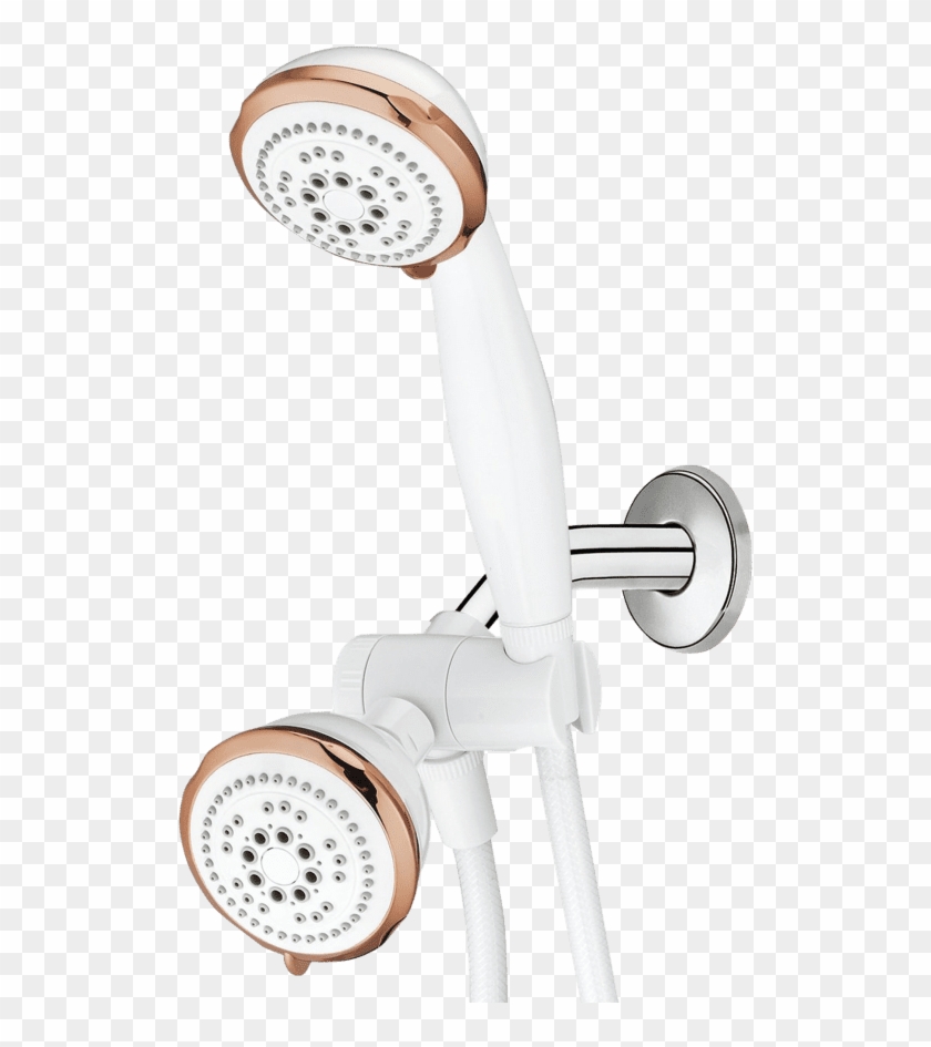 Conair Vintage 6 Setting 2 In 1 Showerhead / Handheld - Rose Gold Shower Heads Clipart #4189739