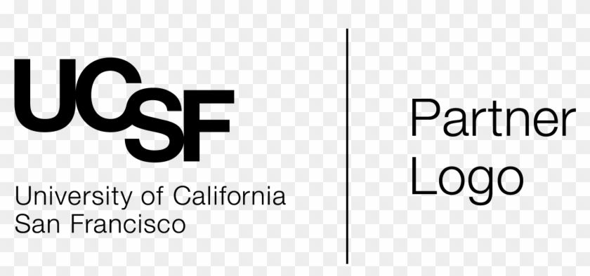 Ucsf As Equal Partner Logo Treatment - Ucsf Benioff Children's Hospital Clipart