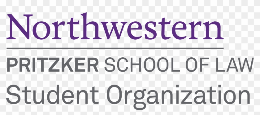 Two Color For Print Student Org Logo - Northwestern University Law School Logo Clipart