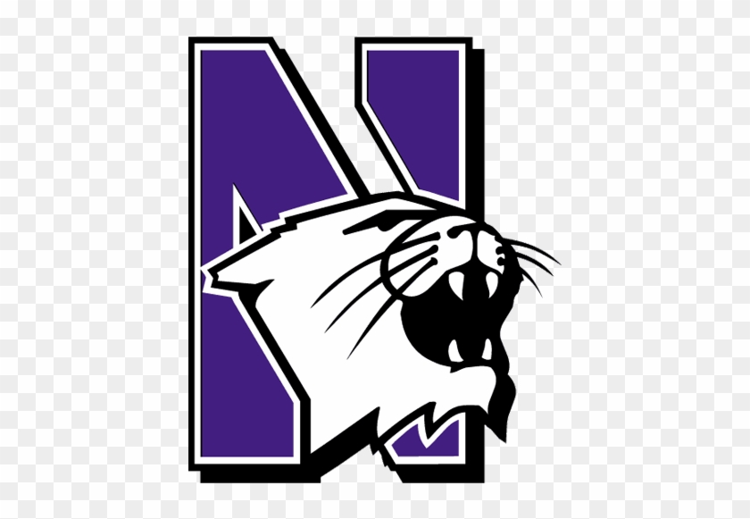Northwestern University Footb, Logo, Best - Wildcat Northwestern University Logo Clipart #4190126
